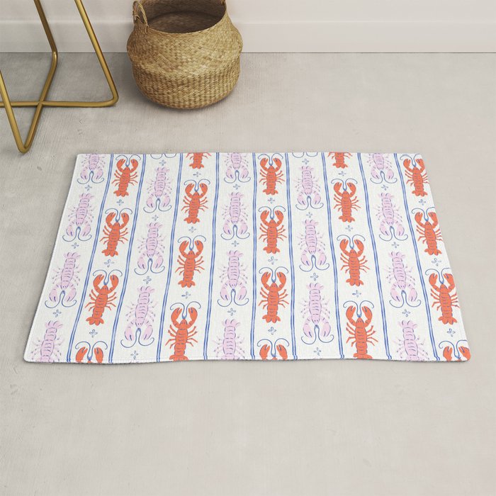 Lobster Stripe Pattern Rug Gallery Image 1