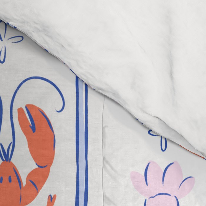 Lobster Stripe Pattern Comforter Gallery Image 4