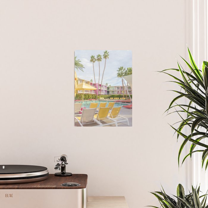 Poolside at the Saguaro Hotel Panorama - Palm Springs, California Poster Gallery Image 2