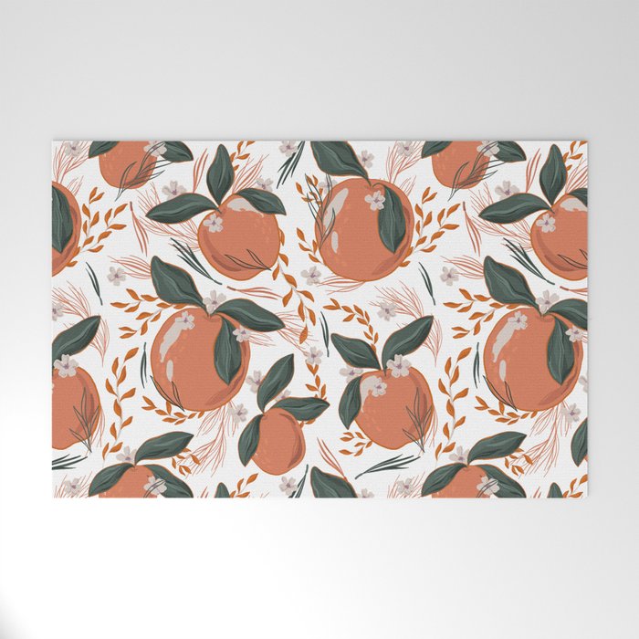 Feeling Peachy Welcome Mat Gallery Image 1