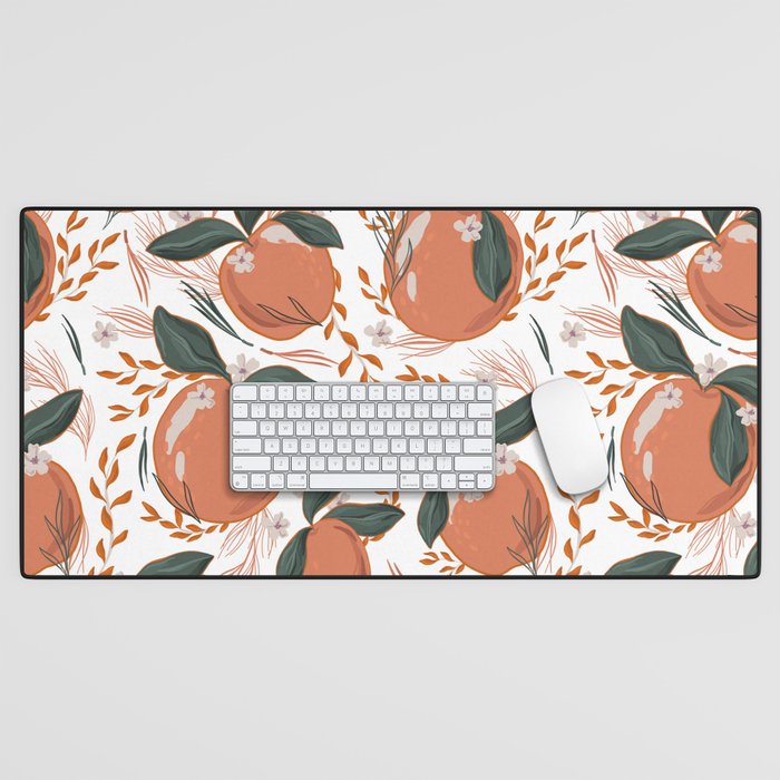 Feeling Peachy Desk Mat Gallery Image 1