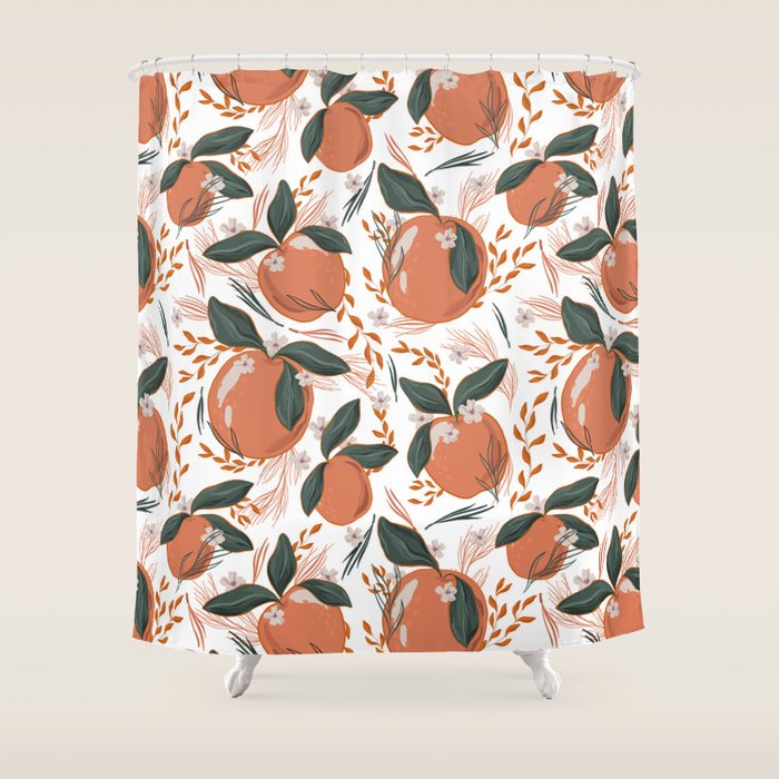 Feeling Peachy Shower Curtain Gallery Image 1