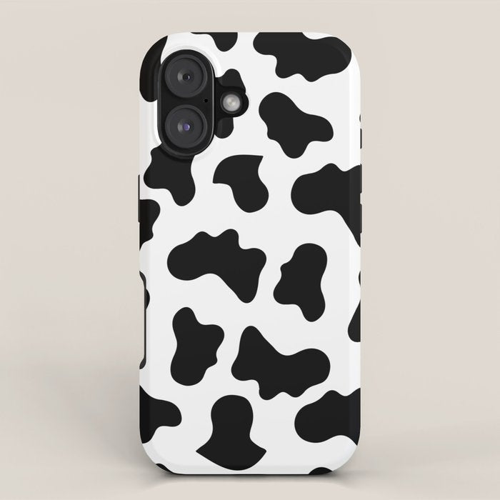 Moo Cow Print iPhone Case Gallery Image 1