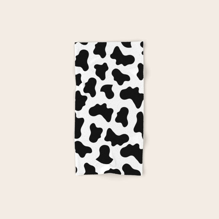 Moo Cow Print Bath Towel Gallery Image 1