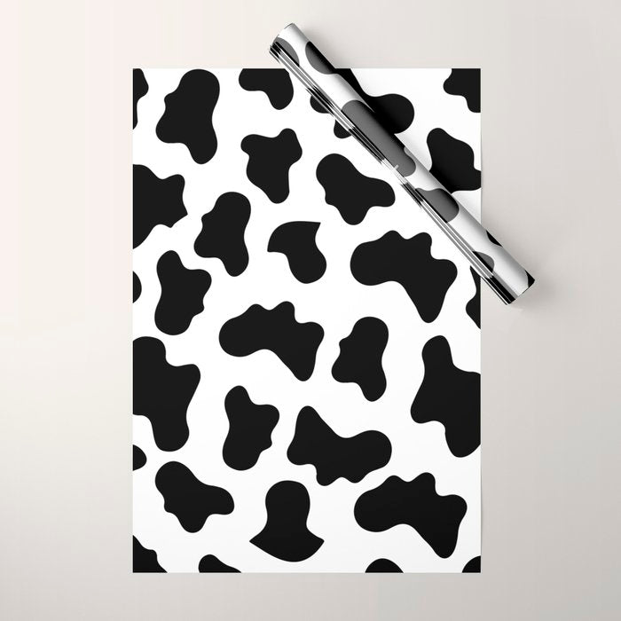 Moo Cow Print Wrapping Paper Gallery Image 1