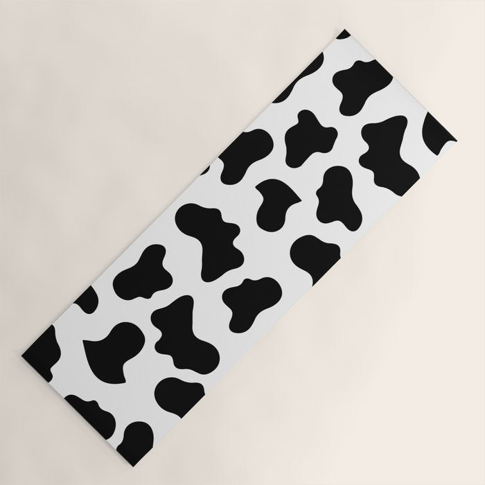 Moo Cow Print Yoga Mat Gallery Image 1