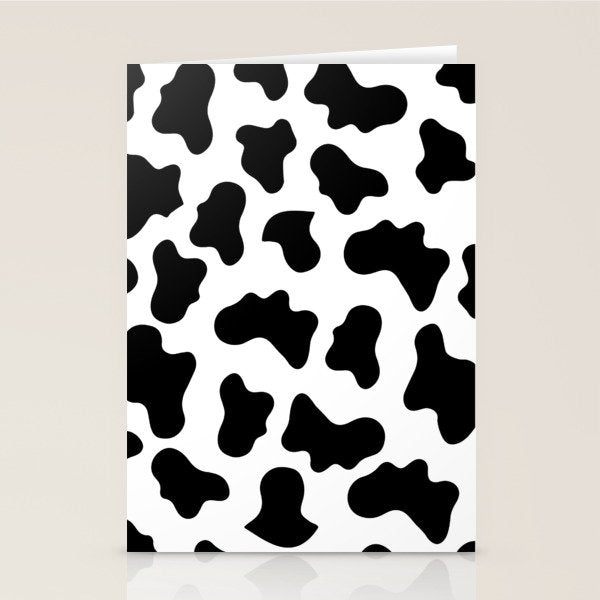 Moo Cow Print Stationery Card Gallery Image 2