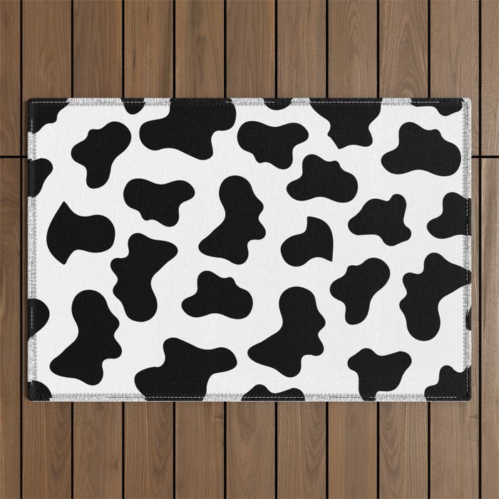 Moo Cow Print Outdoor Rug Gallery Image 1