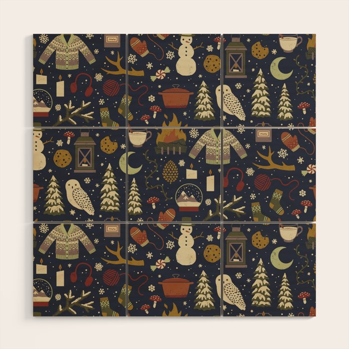 Winter Nights Wood Wall Art Gallery Image 1