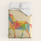 Fractal Geometric Unicorn Comforter Gallery Image 6