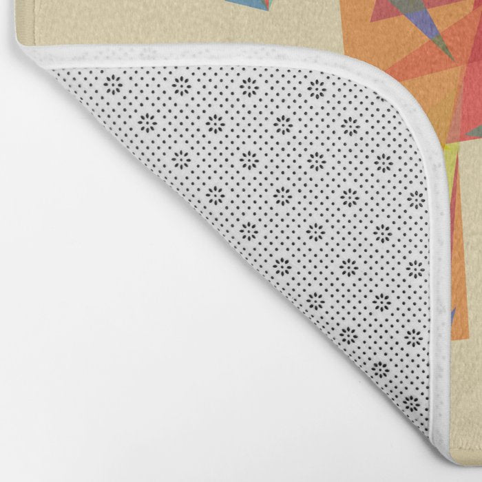 Fractal Geometric Unicorn Bath Mat Gallery Image 2