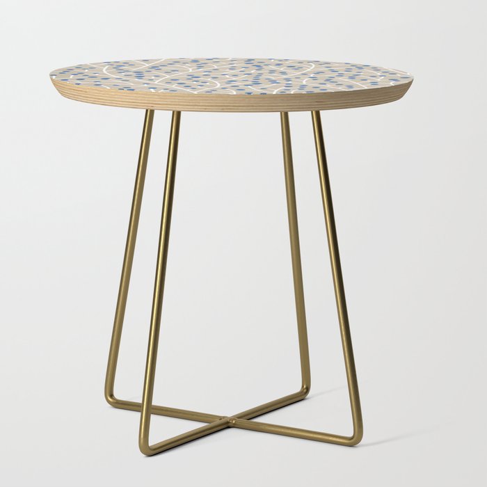 Blue & White Berry Branches Side Table Gallery Image 1