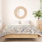 Blue & White Berry Branches Duvet Cover Gallery Image 3