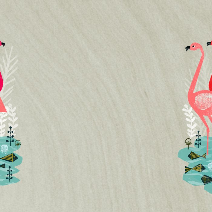 Flamingos by Andrea Lauren  Coffee Mug Gallery Image 2