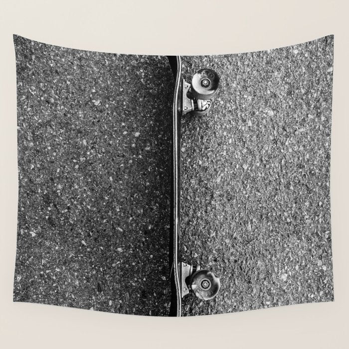 Resting Skateboard Wall Tapestry Gallery Image 4
