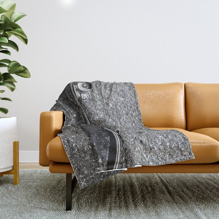 Resting Skateboard Throw Blanket Gallery Image 1