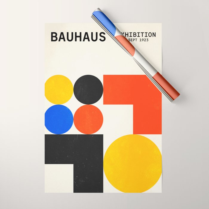 Balance 03: Bauhaus Mid-Century Edition Wrapping Paper Gallery Image 1