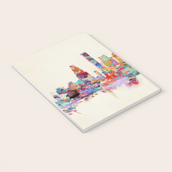 Boston city watercolor Notebook Gallery Image 3