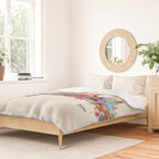 Boston city watercolor Duvet Cover Gallery Image 2