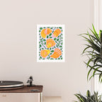 Art Deco Shells in Gold & Orange Poster Gallery Image 2