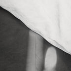 Let it all hang out; female portrait with candles in the bathtub black and white photograph - photography - photographs Comforter Gallery Image 4