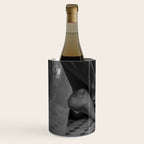 Let it all hang out; female portrait with candles in the bathtub black and white photograph - photography - photographs Wine Chiller Gallery Image 2