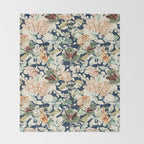 Lush colorful exotic garden D Throw Blanket Gallery Image 2