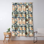 Lush colorful exotic garden D Window Curtain Gallery Image 5