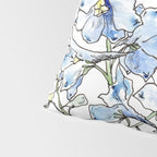 Blue Delphinium Flowers Pillow Sham Gallery Image 4