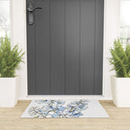 Blue Delphinium Flowers Welcome Mat Gallery Image 3