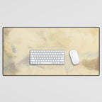 the sky over the fields abstract landscape Desk Mat Gallery Image 1