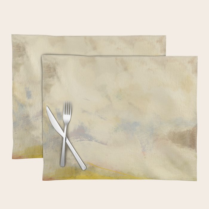 the sky over the fields abstract landscape Placemat Gallery Image 1