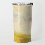 the sky over the fields abstract landscape Travel Mug Gallery Image 2
