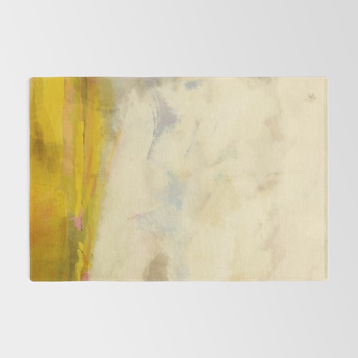 the sky over the fields abstract landscape Rug Gallery Image 2