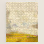 the sky over the fields abstract landscape Jigsaw Puzzle Gallery Image 1