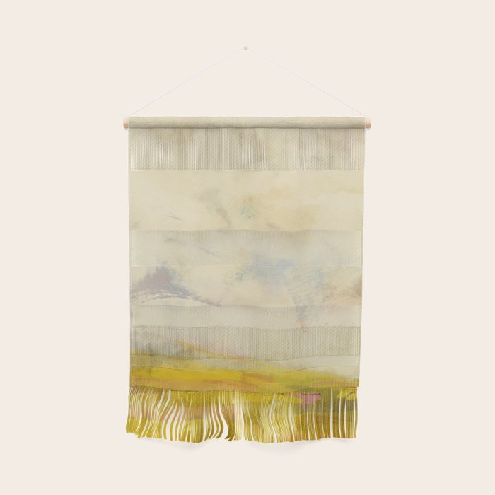 the sky over the fields abstract landscape Wall Hanging Gallery Image 1