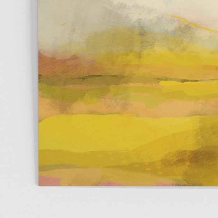 the sky over the fields abstract landscape Poster Gallery Image 3
