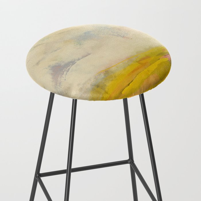 the sky over the fields abstract landscape Stool Gallery Image 2