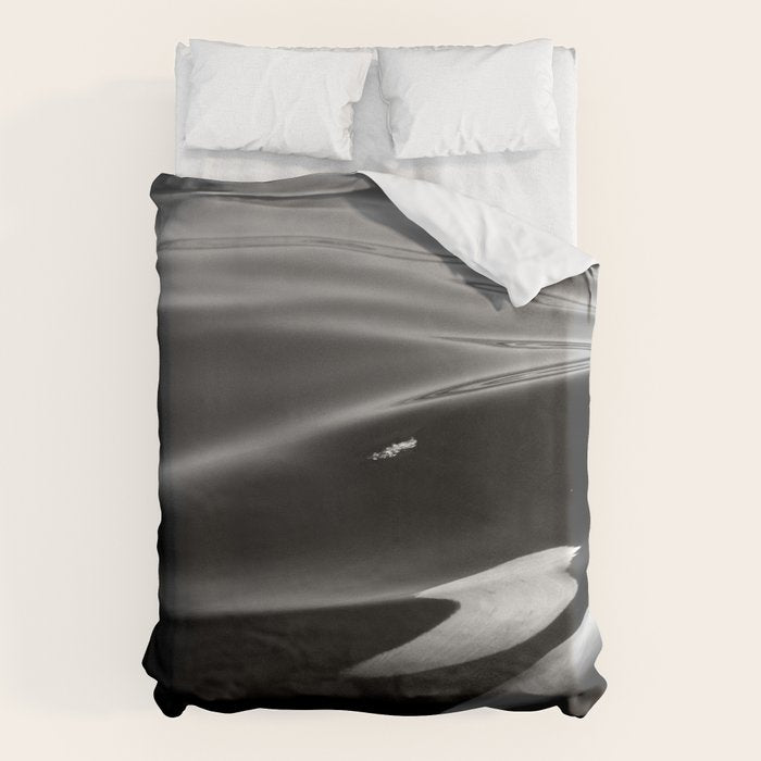 Orca, kill whale whale watching black and white nature photograph - photography - photographs Duvet Cover Gallery Image 1