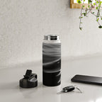 Orca, kill whale whale watching black and white nature photograph - photography - photographs Water Bottle Gallery Image 4