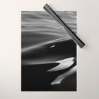 Orca, kill whale whale watching black and white nature photograph - photography - photographs Wrapping Paper Gallery Image 1