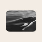 Orca, kill whale whale watching black and white nature photograph - photography - photographs Bath Mat Gallery Image 1