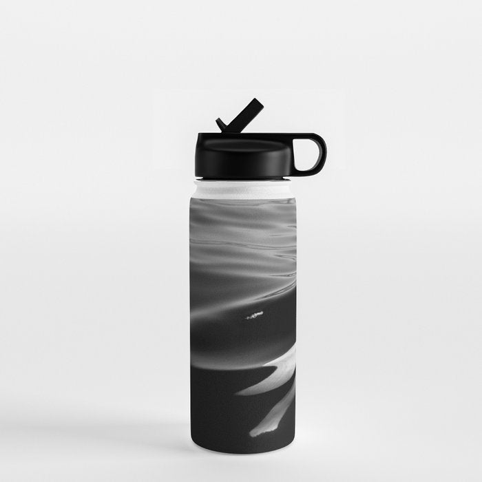 Orca, kill whale whale watching black and white nature photograph - photography - photographs Water Bottle Gallery Image 1