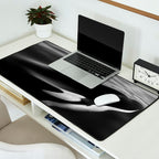 Orca, kill whale whale watching black and white nature photograph - photography - photographs Desk Mat Gallery Image 2