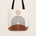 Abstraction_SUN_LINE_BOHEMIAN_LANDSCAPE_POP_ART_1129B Tote Bag Gallery Image 1