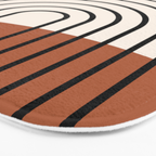 Abstraction_SUN_LINE_BOHEMIAN_LANDSCAPE_POP_ART_1129B Bath Mat Gallery Image 3