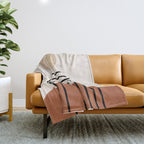 Abstraction_SUN_LINE_BOHEMIAN_LANDSCAPE_POP_ART_1129B Throw Blanket Gallery Image 1