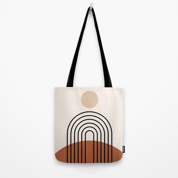 Abstraction_SUN_LINE_BOHEMIAN_LANDSCAPE_POP_ART_1129B Tote Bag Gallery Image 2