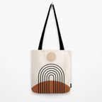 Abstraction_SUN_LINE_BOHEMIAN_LANDSCAPE_POP_ART_1129B Tote Bag Gallery Image 2