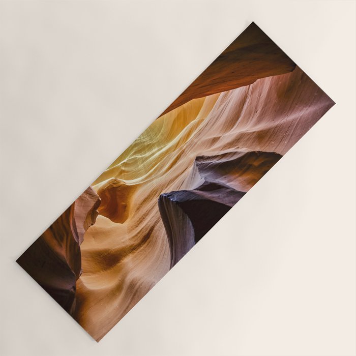 Antelope Canyon Filtered Light   3-9-15 Yoga Mat Gallery Image 1